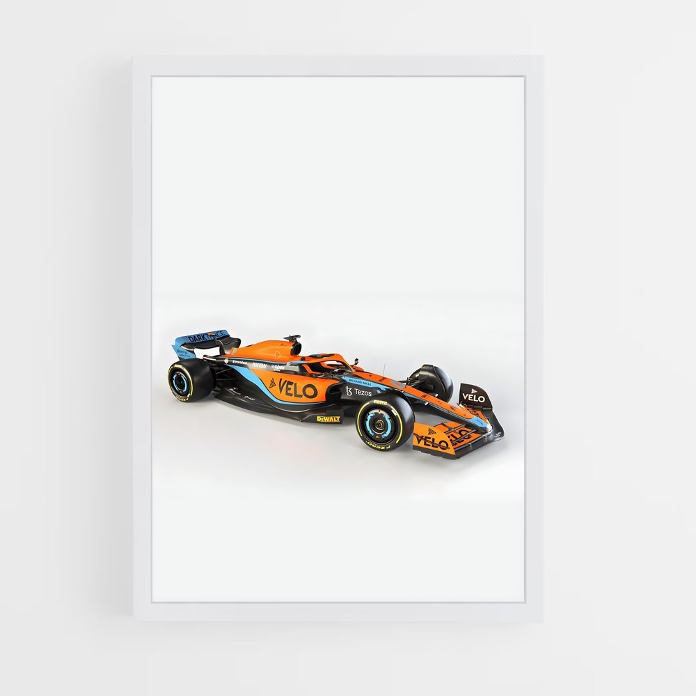 Poster Mcl36 : La Vitesse Incarnée – affiche Voitures de Formule 1 (vue 3)